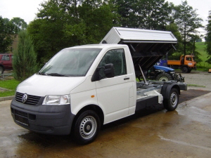 VW T5 mit 3-Seiten-Kipper Nachrstung